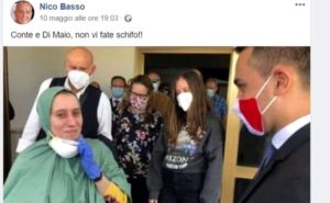 Nico Basso, il post su Facebook contro Conte e Di Maio