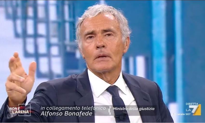 Ministro Bonafede, Massimo Giletti