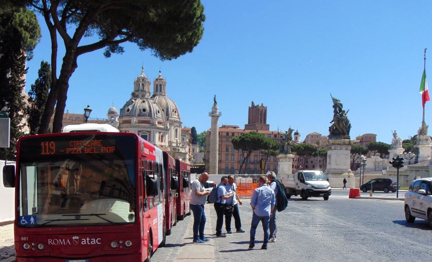 Fase 2 del Covid 19, Piazza Venezia