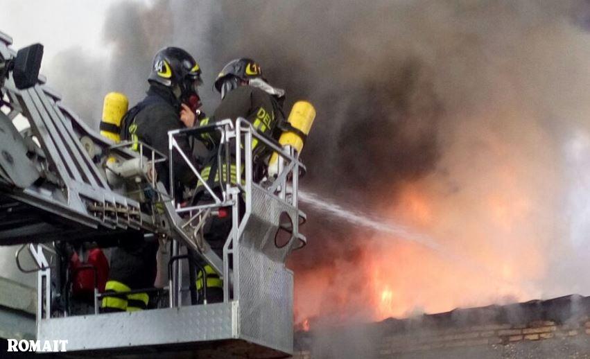 Vigili del Fuoco in azione