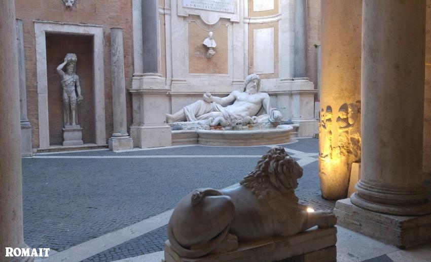 Cortile Palazzo Nuovo Musei Capitolini