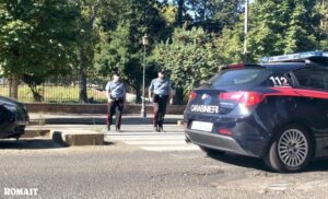 Coppia di Carabinieri in servizio