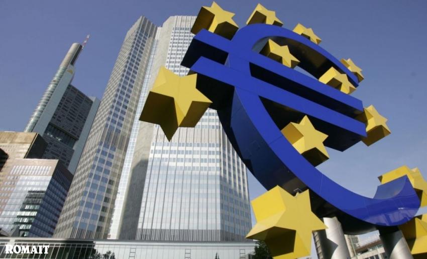 Banca Centrale Europea - con logo Euro in primo piano