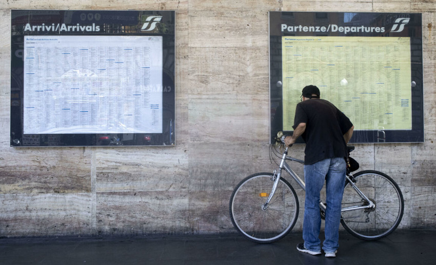 Spostamenti tra regioni, Stazione Termini Roma