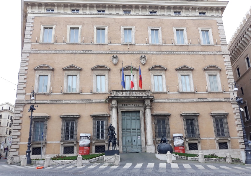 Palazzo Valentini a Roma, sede Provincia e Area Metropolitana