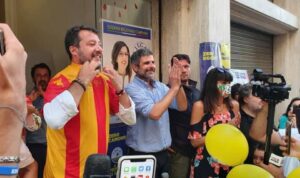 salvini mascherina benevento