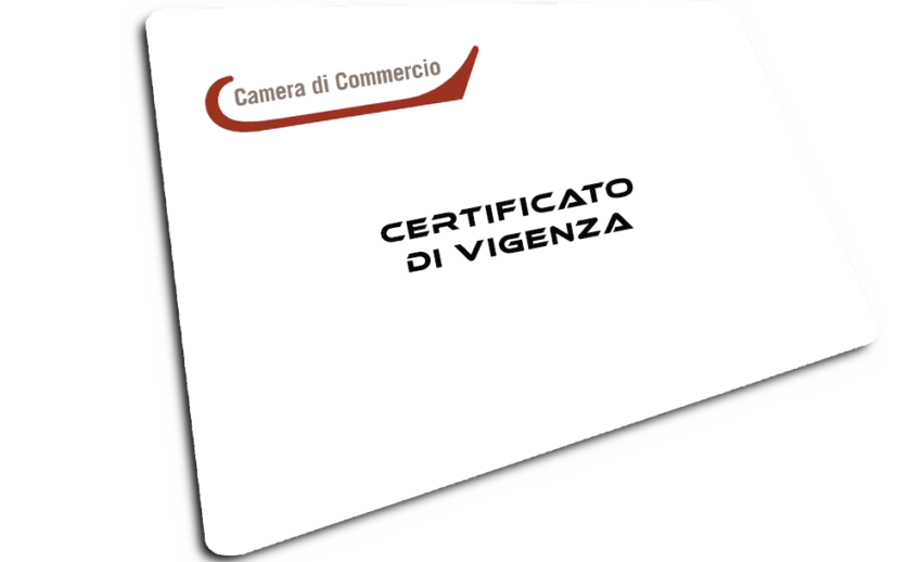 Certificato di Vigenza