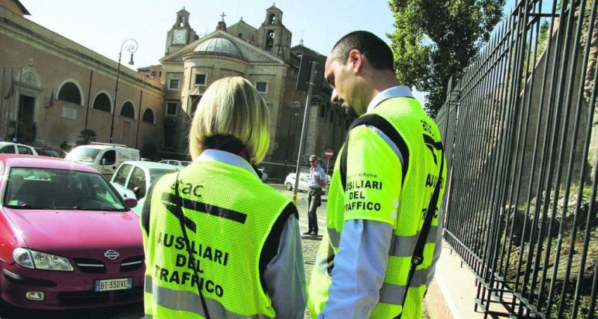 ausiliari del traffico roma