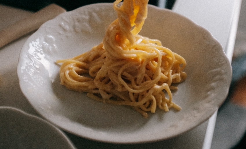 Tonnarelli cacio e pepe