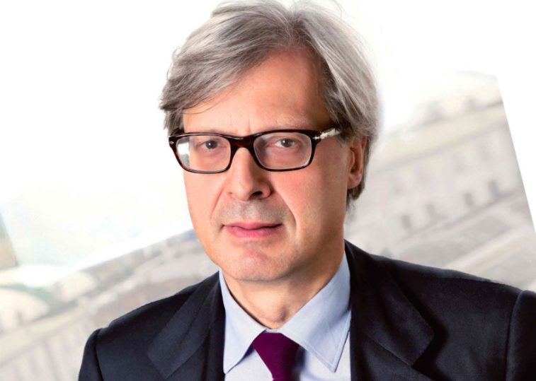 vittorio sgarbi candidato sindaco roma