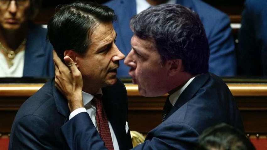 giuseppe conte e matteo renzi