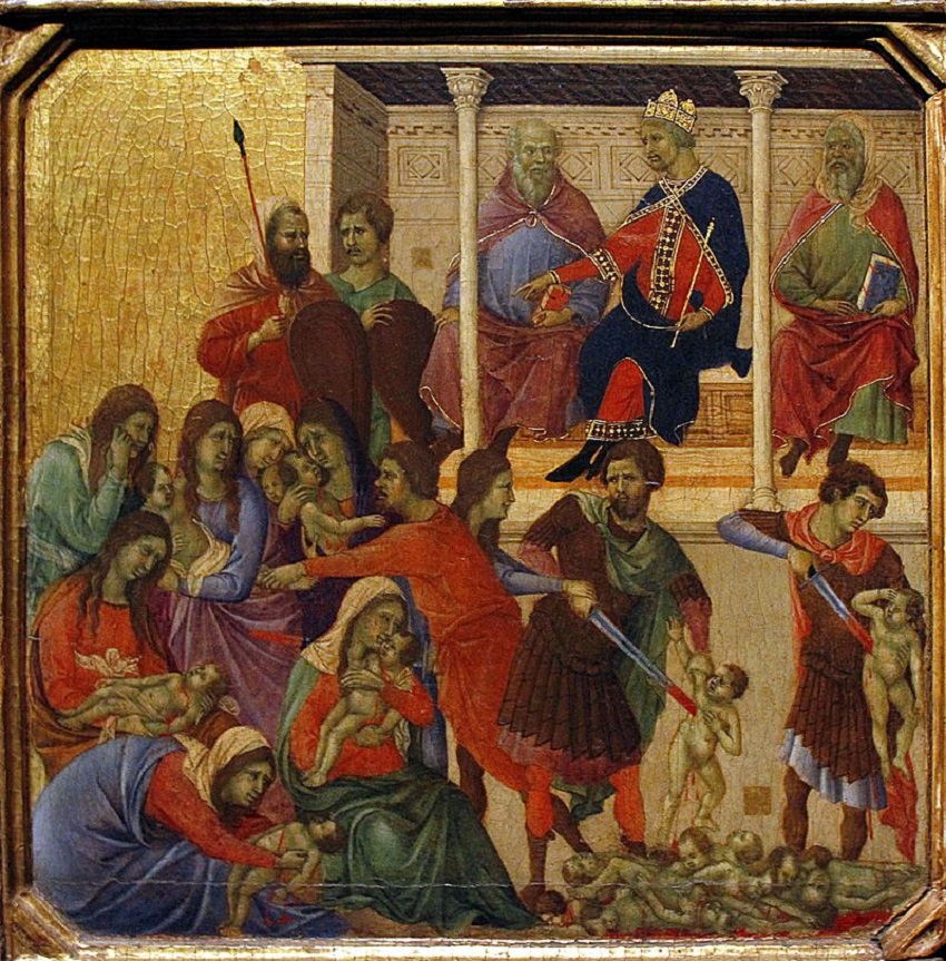 duccio di buoninsegna - la strage degli innocenti