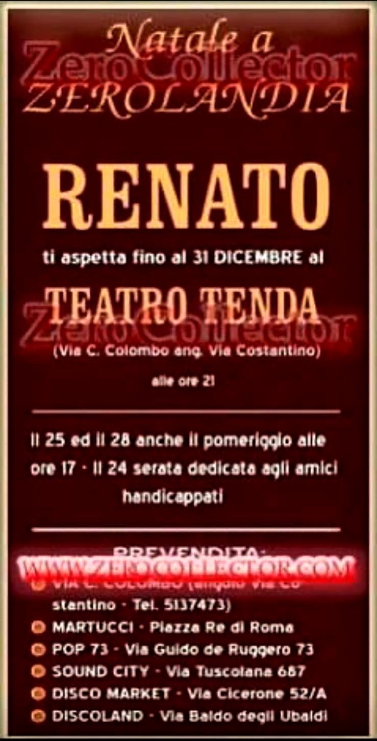 Renato Zero, l'amore sublime per il suo lavoro e per il prossimo Renato Zero, l'amore sublime per il suo lavoro e per il prossimo