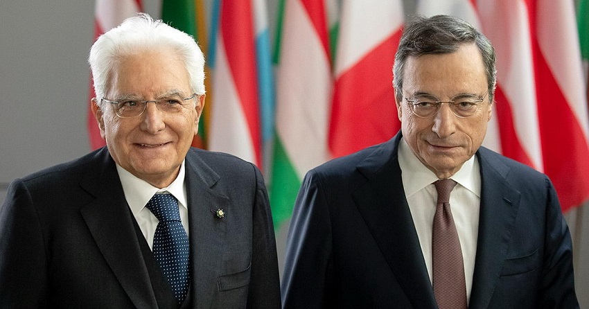 Sergio Mattarella e Mario Draghi