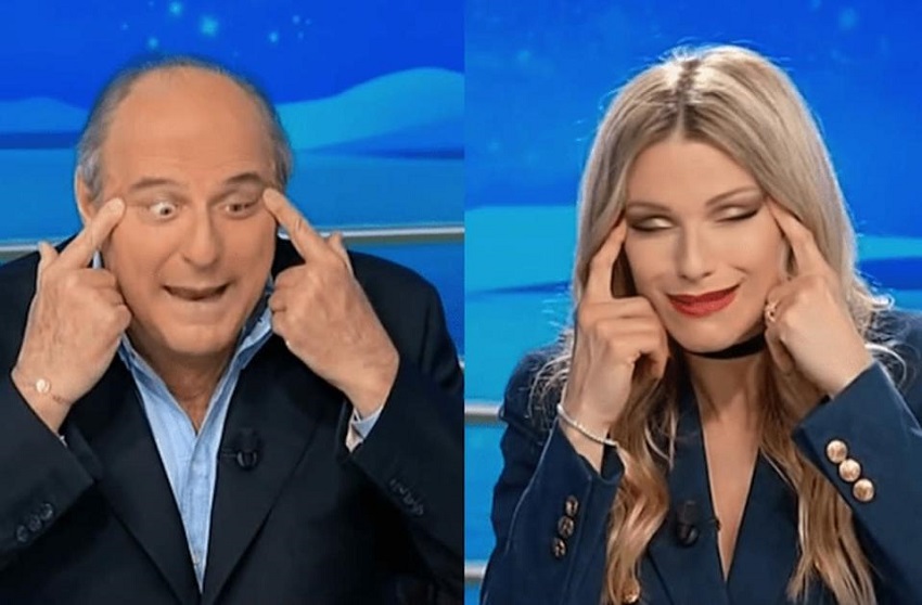 politicamente corretto: gerry scotti e michelle hunziker