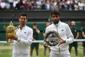 orgoglio italiano, novak djokovic e matteo berrettini