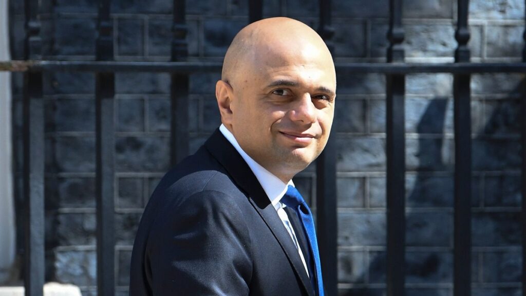 variante inglese, sajid javid