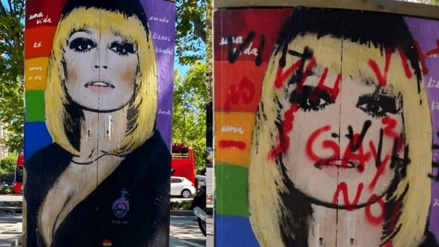 Murale Raffaella Carrà, Barcellona