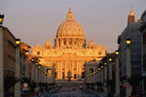 Vaticano al tramonto