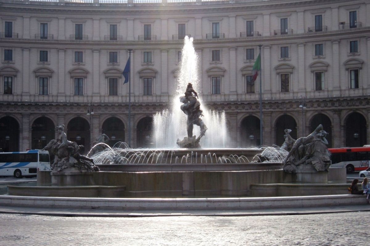Piazza Esedra a Roma