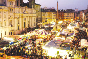 Piazza Navona mercatino Natale