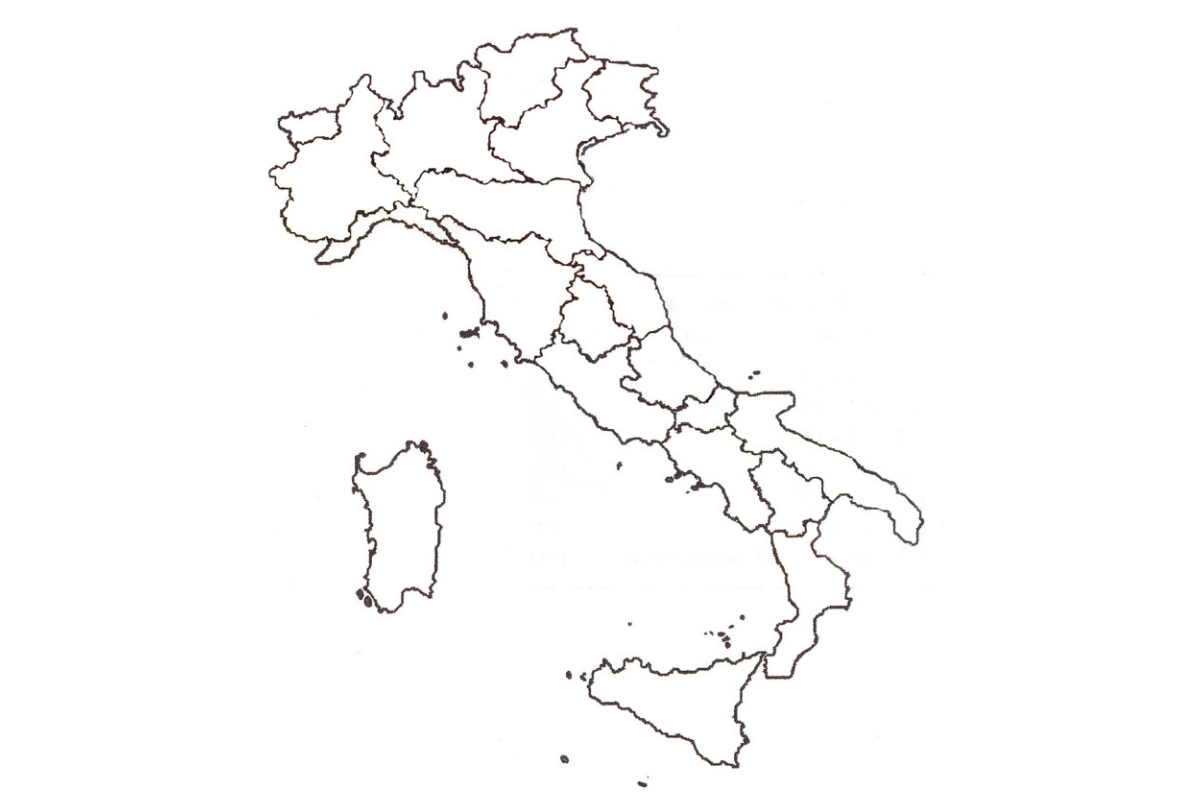 Carina geografica dell'Italia