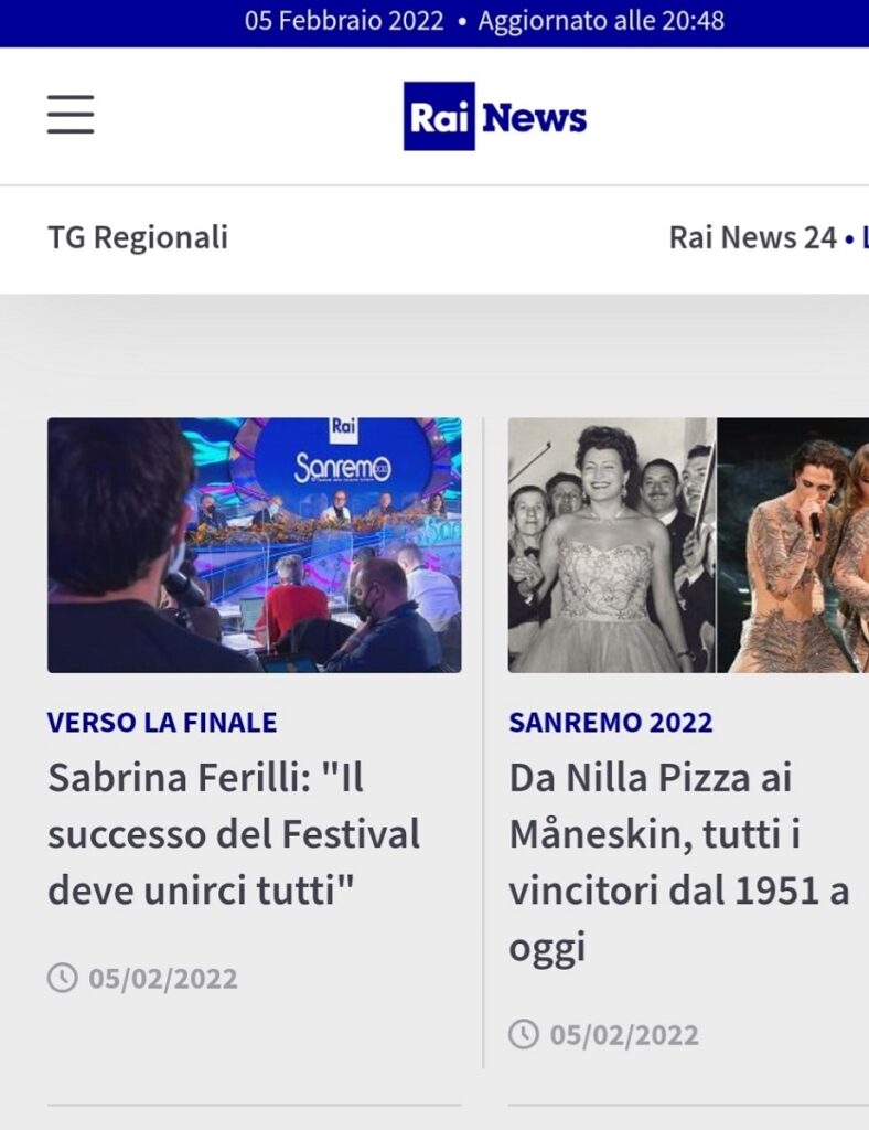 bamba della settimana, gaffe di rai news su nilla pizzi