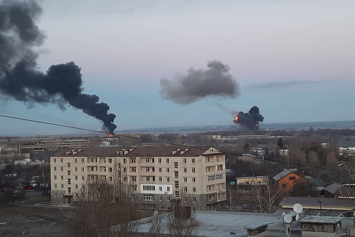 Bombardamenti in Ucraina