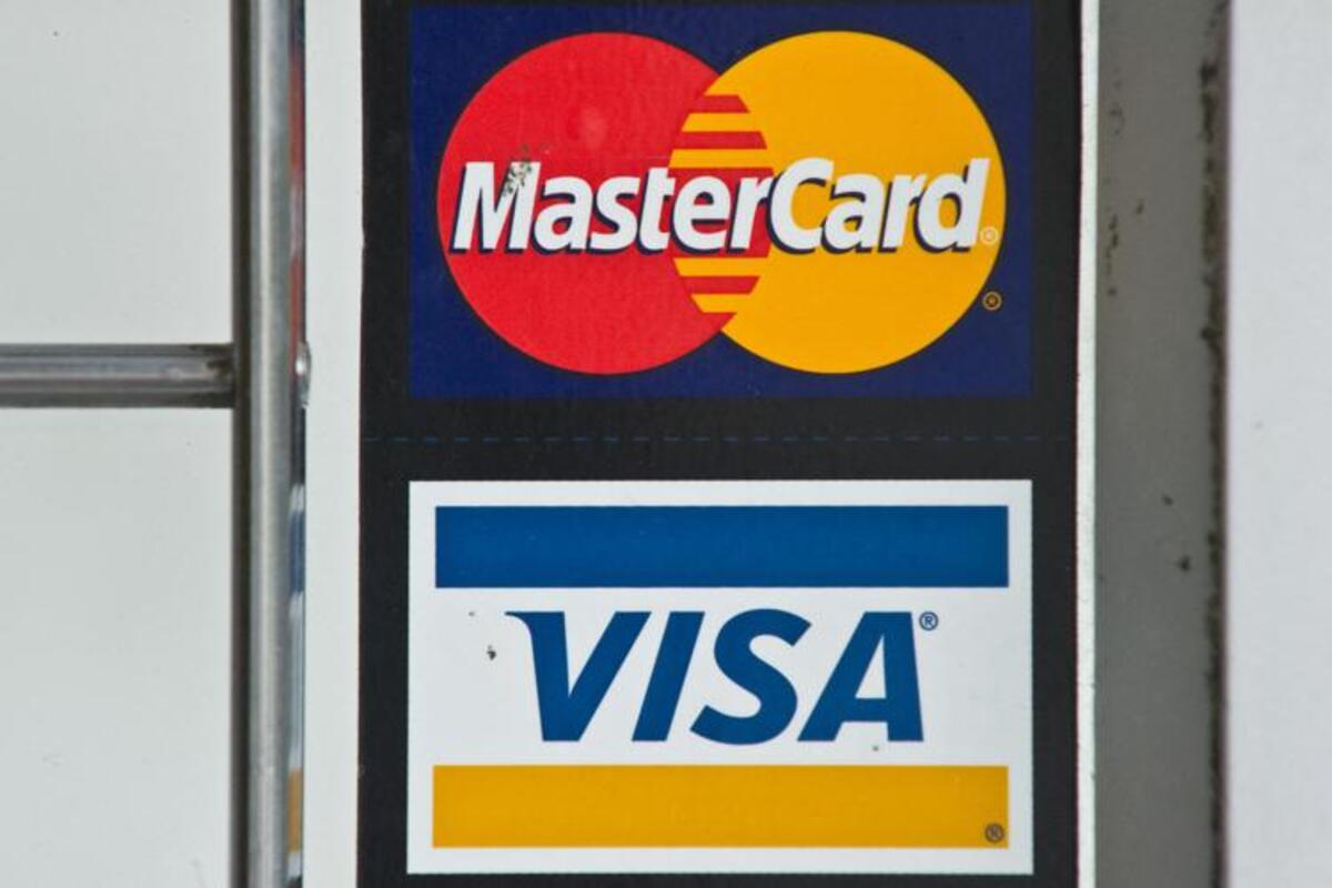 Loghi Visa e Mastercard