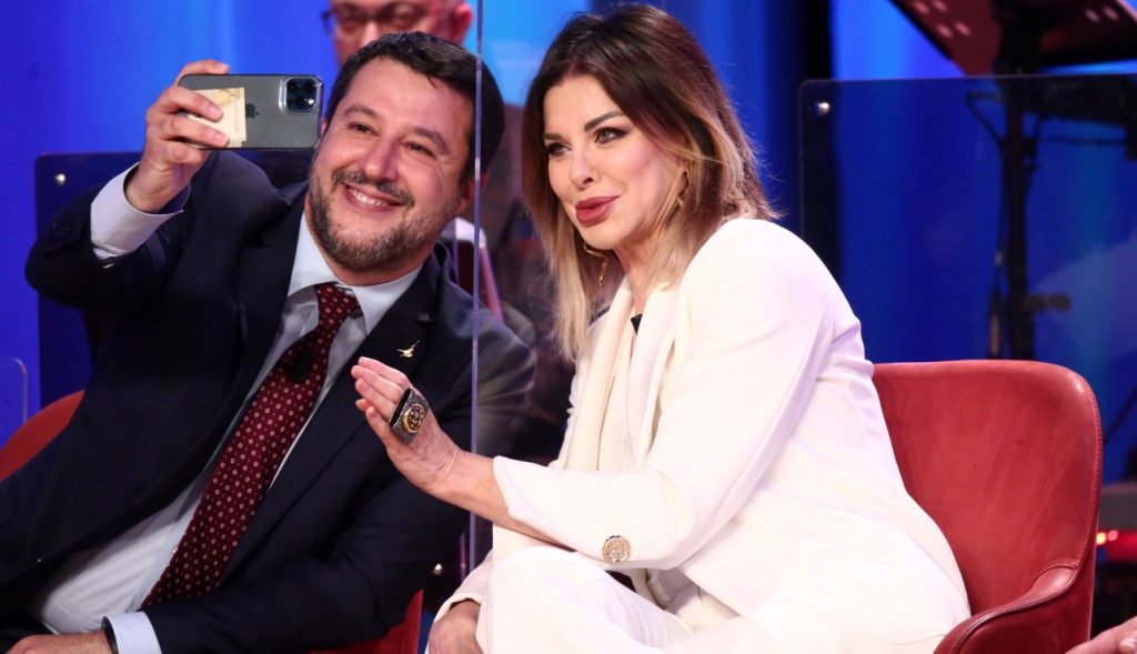 Matteo Salvini; Alba Parietti