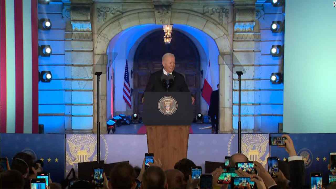 Discorso di Joe Biden a Varsavia