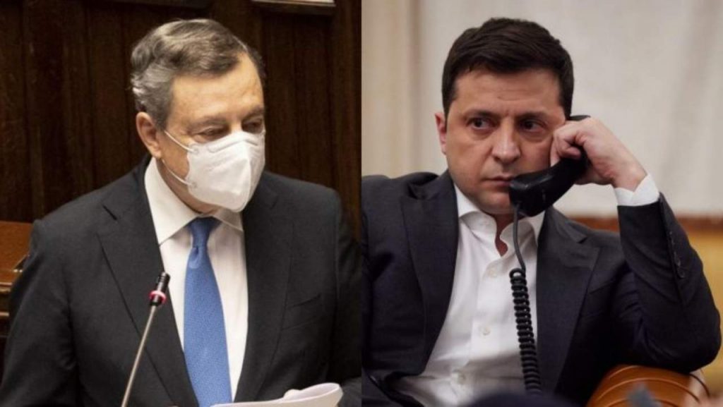 Telefonata avvenuta tra Draghi e Zelensky