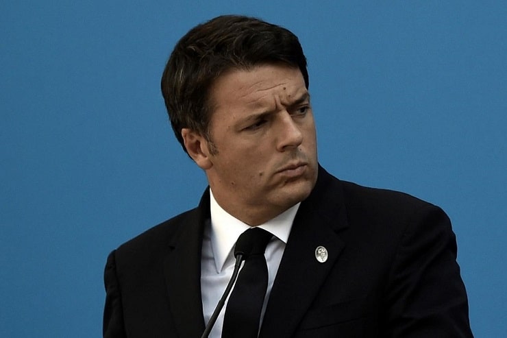 Matteo Renzi accigliato