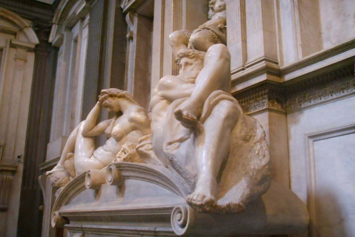 Tombe medicee, Michelangelo