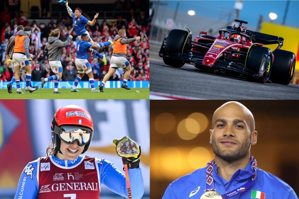 Il meglio dello sport italiano: Ferrari, Italrugby, Brignone e Jacobs
