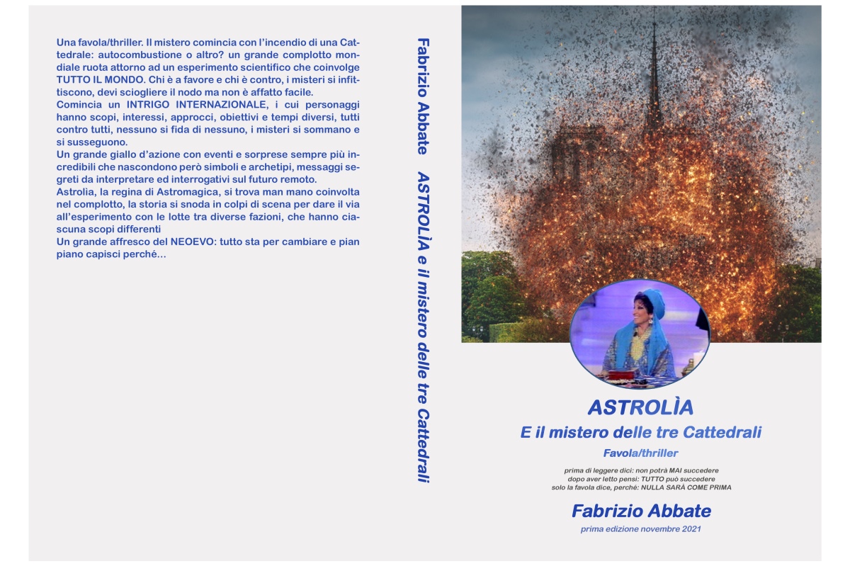 copertina libro di Fabrizio Abbate - Astrolia e il mistero delle tre cattedrali