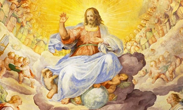 Gesù Cristo nella Gloria dei Cieli, Pasqua