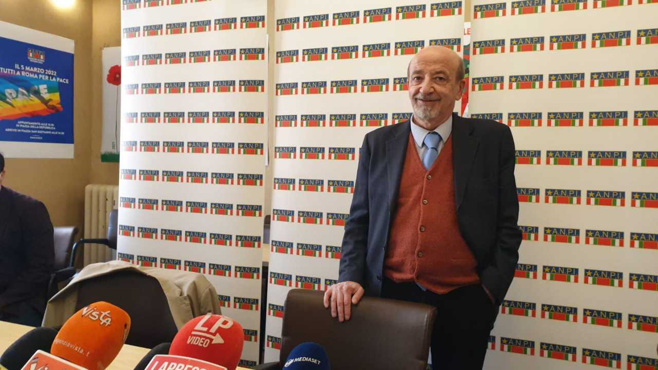 Gianfranco Pagliarulo, Presidente nazionale ANPI (foto Dire)