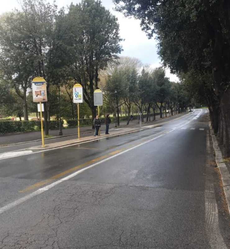 Incidente Villa Borghese (foto Dire)