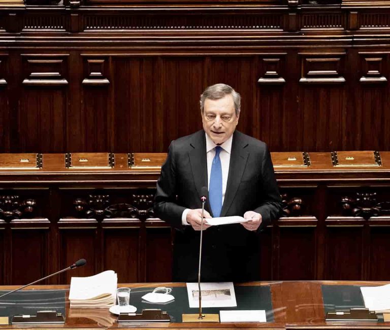 Informativa del Premier Mario Draghi in Parlamento sulla guerra in Ucraina