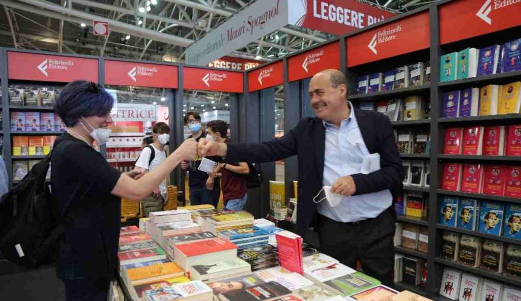 Nicola Zingaretti al Salone del Libro