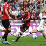 Serie A: Rafael Leao con il tiro della vittoria del Milan sulla Fiorentina