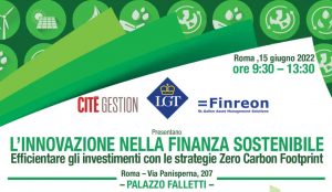 Locandina convegno sulla Finanza Sostenibile