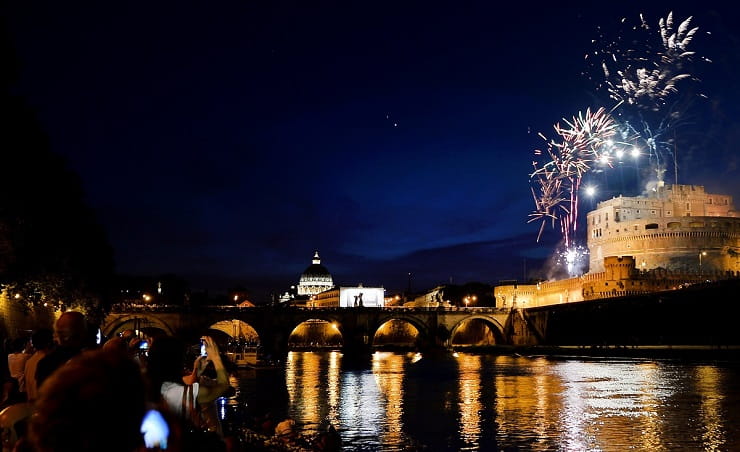 Girandola di Michelangelo per il 29 giugno