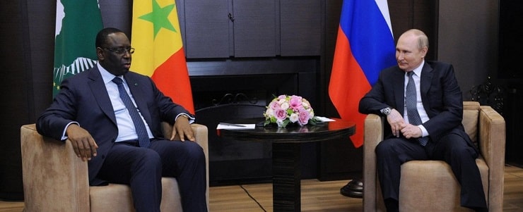 Vertice tra Vladimir Putin e Macky Sall