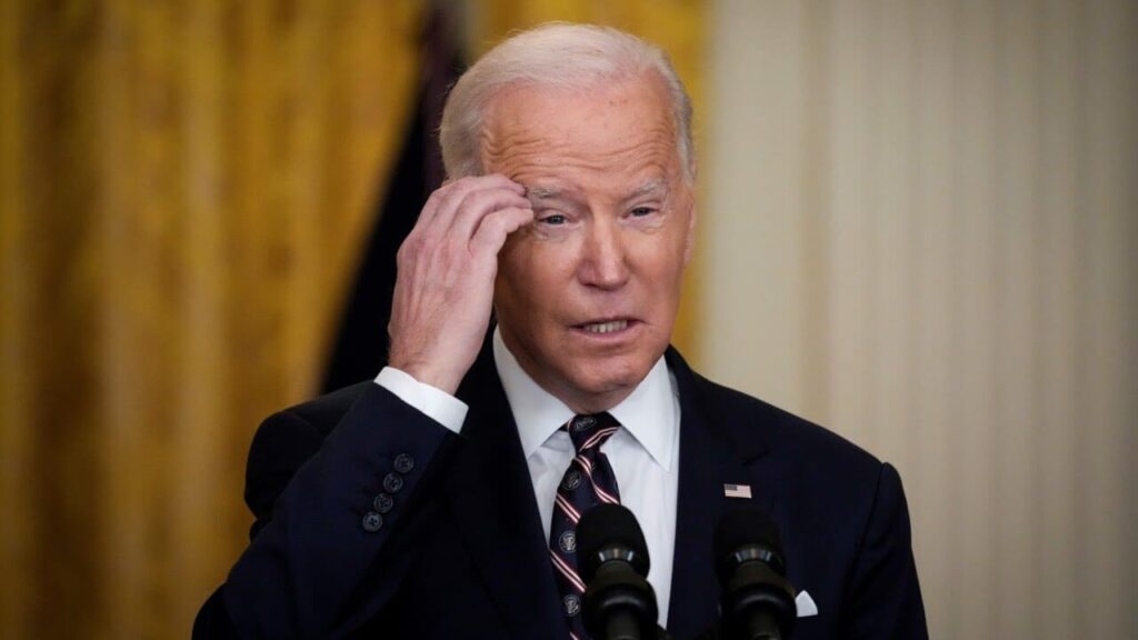 Joe Biden disorientato