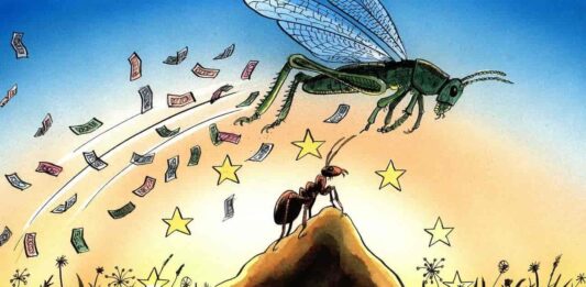 Economia, L'euro-cicala e la formica