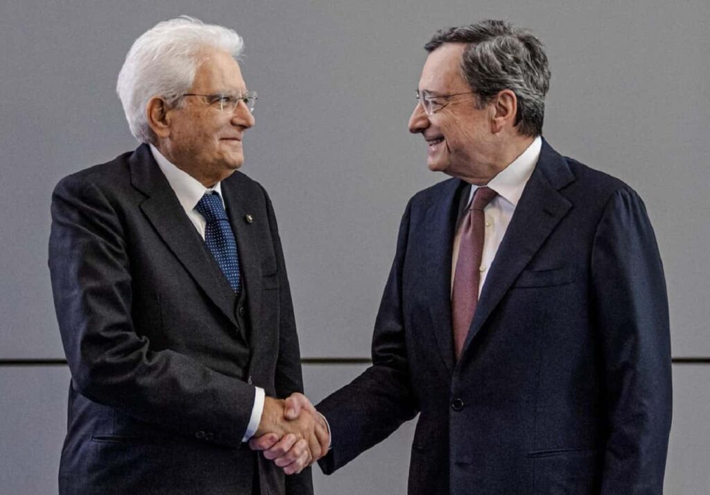 Sergio Mattarella e Mario Draghi