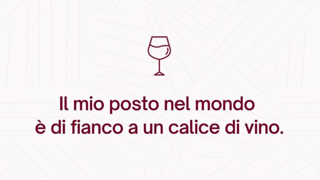 Manifesto che promuove il vino