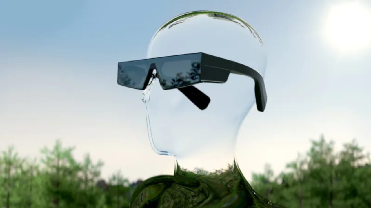 un manichino che indossa occhiali per la realtà aumentata